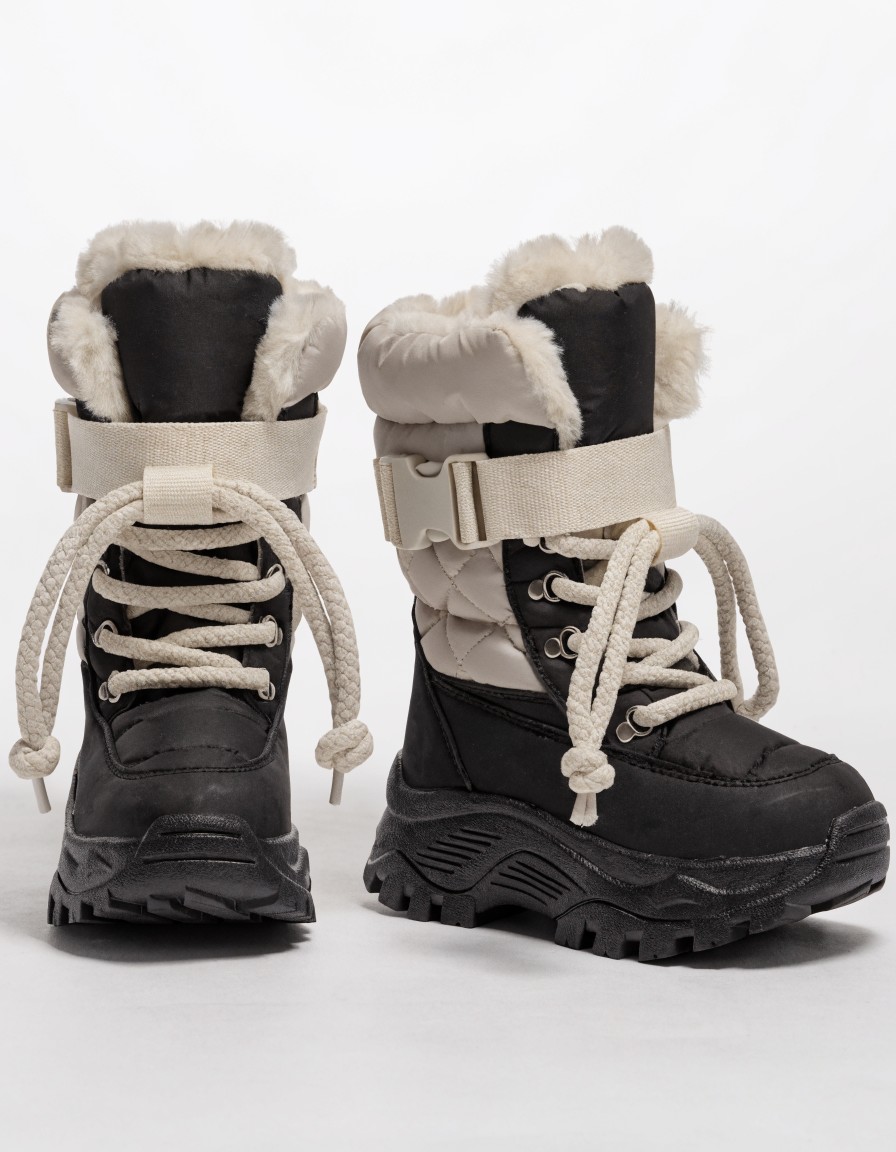 Boots XTI enfant résistantes avec doublure chaude pour l'hiver