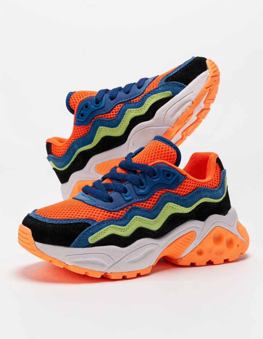 Sneakers XTI enfant au design ludique avec lacets élastiques