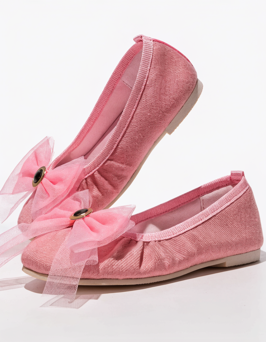 Ballerines XTI fille en rose avec noeud décoratif
